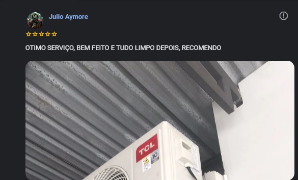 Avaliação de cliente - FrioClaro